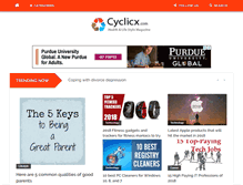 Tablet Screenshot of cyclicx.com